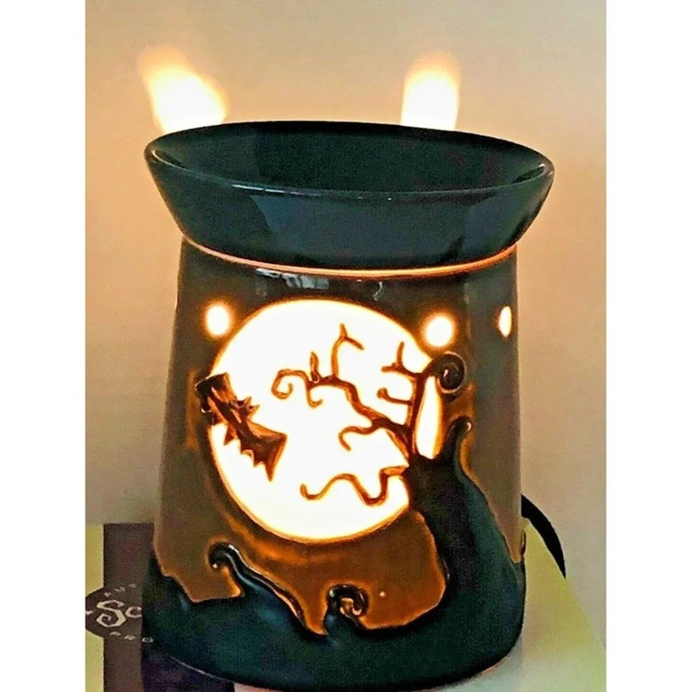 Scentsy FRIGHT NIGHT Halloween Warmer RETIRED 6x6 Full Size Originl Box USA 2010